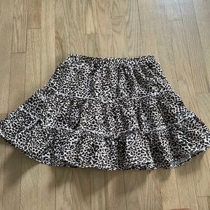 cheetah print skirt